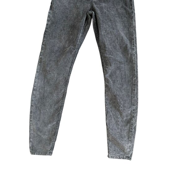 ZARA Gray Corduroy Skinny Jeans Pants Size US 6 - Picture 8 of 9